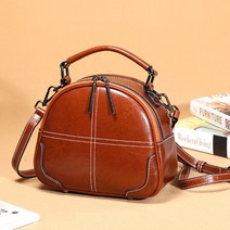 소가죽 수입가방 마카 라운드 크로스백 a01100