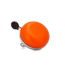 Kickstand Cycleworks 클래식 비치 크루저 딩동 자전거 벨 매트 블랙, Orange