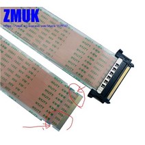 I-PEX 8K HDTV LVDS TV 리본 케이블 AWM 20941 105C 90V VW-1 51 핀, 01 주황색_07 1500MM Length