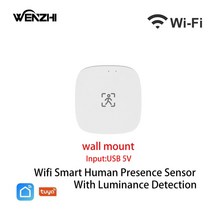 후방감지 ZigBee Wifi MmWave 휴먼 프레센스 모션 센서 광도/거리 감지 5/110/220V Tuya 스마트 라이프 홈 오토메이션