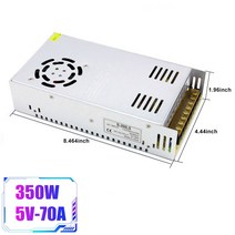 S-350-5 전원 공급 장치 DC 5V 스위칭 70A 350WW LED 스트립 어댑터 변압기, 한개옵션0