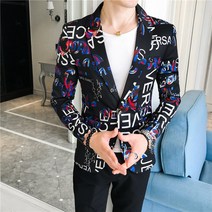 봄 옷 남성 성격 패턴 정장 한국 스타일 슬림 유행 남자 정장