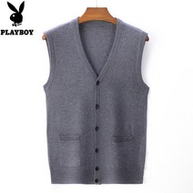 무지 도련님 함유 민소매 남성 미드 노년 아빠룩 트나가디건 이너나시 가을겨울 997354963