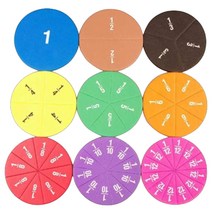 분수이해 기본개념 초등수학 원형교구 엄마표 수감각 비의값 fraction