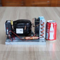 차량용 냉장고BD15HC DC12V24V DC 압축기 장치 자동차 냉장고 냉동고 콘덴싱 유닛, 01 Without thermostat