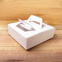 달곰베이킹 타르트상자 손잡이화이트, 1개, 미니