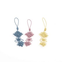 예단 한복 손매듭 국화 노리개