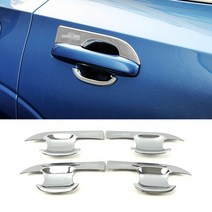 볼보 xc60 2018-2022 크롬 도어 핸들 장식 포그 라이트 프레임 사이드 미러 커버 리어 윈도우 와이퍼 노즐 트림, 스타일 b