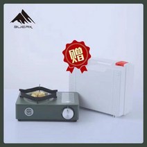 강염스토브 취사 백패킹 버너 캠핑 용품 미니 그릴 가스 스토브 야외 관광 강력한 화재 휴대용 부탄 화구 요리, Cangling Green