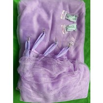 침대캐노피 텐트 쉬폰 공주풍 모기장 퀸사이즈 블랙 모기장 궁전 4 도어 싱글 1.5m 가정용 침대 곤충 방지, [01] Queen1.5X2.1X2.4M, 03 6_01 Queen1.5X2.1X2.4M