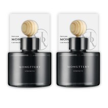 몽때리 세레니테 차량용 방향제 자동차 디퓨저 120ml, 1+1블랙체리