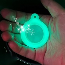 애플 에어태그 야광 실리콘 케이스 AIRTAG 야광 키홀더 Apple AirTag luminous Silicon Case, 민트