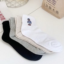 삭스팡 삭스팡 남성 빠삐푸우 카바양말 4켤레 (P002607938)