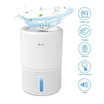 송징 원룸 공기청정 베란다 결로 제습기 가습기 Acare 제습기 수분 흡수기 900ml 물 탱크가있는 공기 건조기 가정용 지하실 욕실 옷장 용 조용한 공기 제습기, 하얀색, 나는 플러그