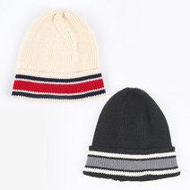 라인비니2종세트 유아동비니 국내제작 유아동베이직비니 아기겨울니트모자 아크릴털모자 아동기본비니
