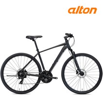 2023 알톤 알시티 엔도 24 700C 하이브리드 자전거 완조립, 엔도24 480 매트블랙, 조립+사은품D