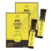 에너데이 스파클링프로틴워터30포 x2박스 가수분해유청단백분말 단백질 단백질함량96%, 60포, 5g