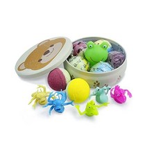 5+1 양철 상자 배쓰밤 입욕제 선물 세트, 5+1 Finger Bath Bombs for Kids