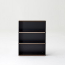 라이트오피스 듀오백 3단우드책장 CB083, 화이트