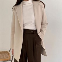 셀러허브(잡화) 여자 젠더리스룩 FW 미니멀리즘 스트랩 자켓