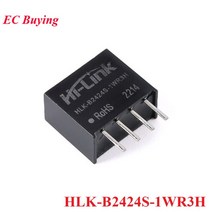 DC-DC 절연 전원 모듈 HLK-1D2405AH HLK-1D2412AH 1W 24V 5V 12V 24V 변환기 전압 변압기 B2412S-1WR3 B240