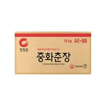 청정원 감칠맛 중화춘장 짜장 지함 대용량 업소용 식자재 별미 14kg 풍미 볶음밥소스 간단한요리 간편식, 12개