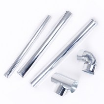 함석L 함석T 연통 50파이 75파이 100파이 65mm 90mm 110mm 연탄 난로, 02. 함석L 75파이