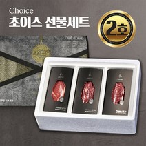 2호 미국산 초이스 소고기 선물세트 (꽃등심 300g+살치살 300g+갈비살 300g), 단품