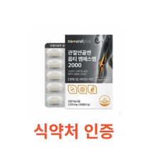 내츄럴플러스 관절연골엔 옵티 엠에스엠 2000 60캡슐 글루코사민 msm 조인트 비타민D 상어연골 초록홍합 추출물 피쉬콜라겐 40대 50대 60대 관절 연골 건강 캐나다산, 60캡슐X16개