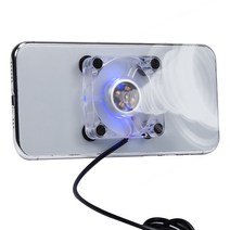 수냉식칠러 스마트폰방열패드 쿨러 쿨링 패드 방열 쿨 스마트 휴대 폰 용 usb 충전 냉각 아티팩트 뜨거운 미니 전화 냉각 팬 실리콘 흡입 컵 바닥, 쇼로