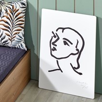 앙리마티스 액자 테이블 인테리어 디자인 접이식 탁자 갤러리, 앙리마티스-여인B/대(80x60x27cm)