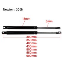 스트럿바 보강 지지대 300N 300-600mm 자동차 가스 스트럿츠 보닛 후드 트렁크 테일 게이트 충격 리프트 지, 01 300MM