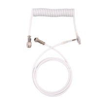 뚜뚜몰 기계식 키보드 코일형 C타입 항공 케이블, 화이트3m