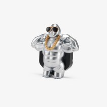 헤카테 프리미엄 머슬매니아 킹콩 차량용 방향제 실버, 블랙, 화이트머스크