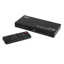 (NEXI) 4:1 HDMI화면분할기 멀티뷰어 심리스 리모콘 HDCP
