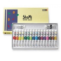 [바보사랑] 샤미 수채물감 18색 10ml 신한