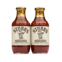 STUBBS 스텁스 오리지널 바베큐 소스 18oz(510g) 2팩 Original Bar-B-Q Sauce