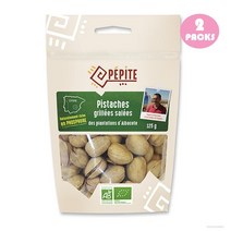 NUGGET Salted roasted pistachios 패피트 너겟 알바세테 솔티드 로스티드 피스타치오 125g 2팩