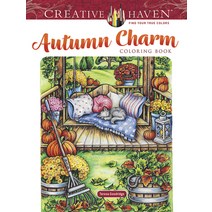 Creative Haven Autumn Charm Coloring Book Paperback, Dover Publications, English, 9780486848518