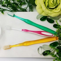 [AMISO] 국산 치과칫솔 치과전용칫솔 치과의사들이 추천하는 치과전용칫솔 성인 이중슬림모 고급모 교정모 어린이 곰돌이 고급모, 고급이중슬림모 1박스12개 (색상랜덤)