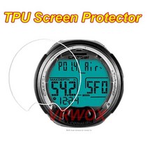 Cressi Leonardo 수중 싱글 버튼 다이빙 컴퓨터 시계 필름 Clear TPU 나노 스크린 가드 액세서리, 01 Leonardo TPU 2 Pcs