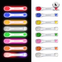 딩동펫 반려동물 커스텀 야광밴드, 커스텀 야광밴드 레드