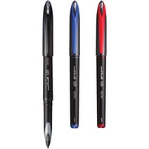 유니볼 에어볼펜 (UBA-188M MICRO) 0.3~0.5mm, 레드