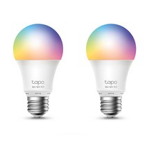 티피링크 스마트 Wi-Fi 조광 전구 Tapo L530E, 컬러(색상 조절), 2개