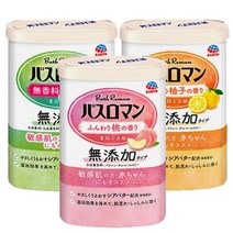 2022년 신제품 바스로망 입욕제600g 19종류 밀크프로틴 히노끼 산림욕 시어버터히알루론산 유칼립튜스라벤더 빠른출고, 무첨가복숭아600g