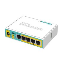 정밀 MikroTik RB750UPr2 (hEX PoE lite) 5x 이더넷 출력 4 포트 USB 650MHz CPU 64MB RAM RouterOS L, 01 hEX PoE lite