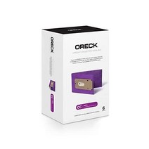 Oreck Type CC HEPA 업라이트 진공 청소기 가방 AK1CC6H 6팩 6팩 보라색 6개, 6 팩