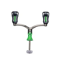 금속 스피닝 낚시 릴 핸들 더블 엔드 핸들 로커 암 액세서리 1000-4000 모델에 적합, 02 green