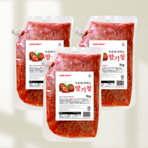 Cafe Fruit 과육이 살아있는 국산딸기청 3KG 우딸, 3kg x 3ea