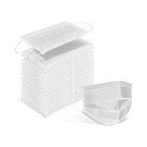 나노클린화이트 일회용마스크 부직포마스크 10매 3중필터 국내당일발송, 1개, 10매입